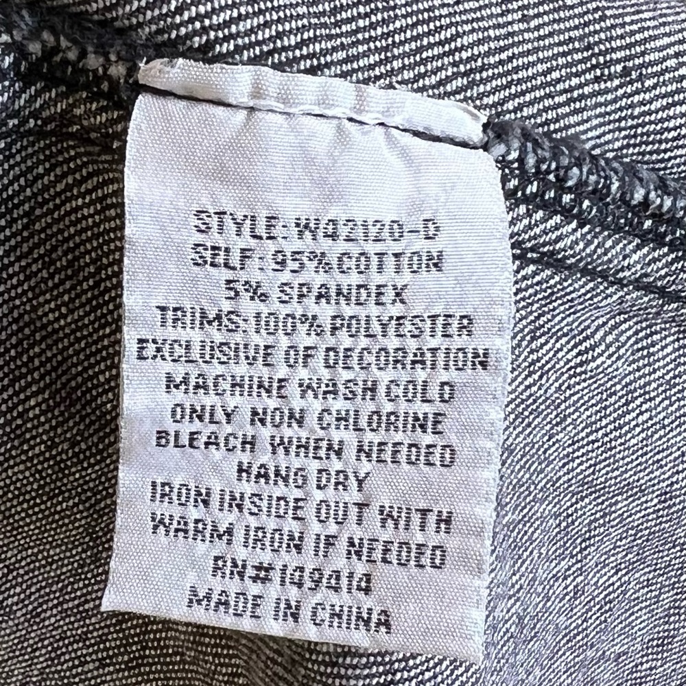 Johnny Was Workshop Eden Denim Washed Black Jacket, Size S, NWOT - Picture 15 of 15